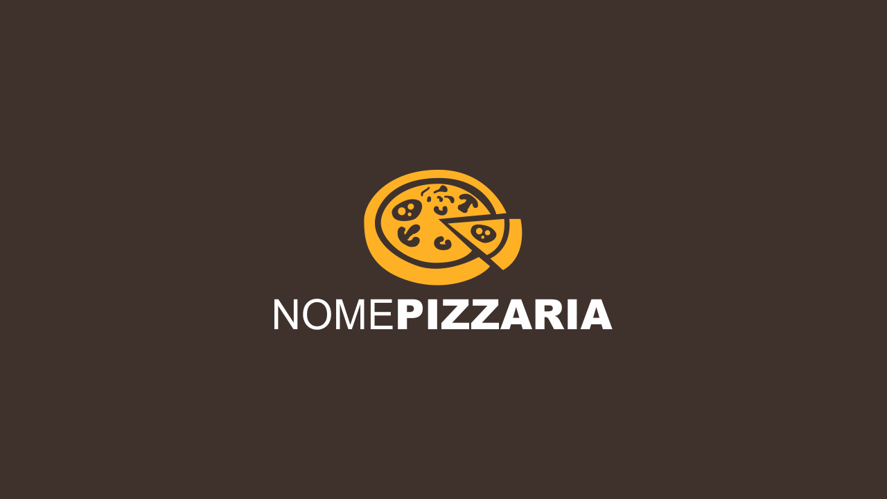Esse logo de pizzaria é vetor, ou seja, editável. Edite a marca usando o Corel Draw.