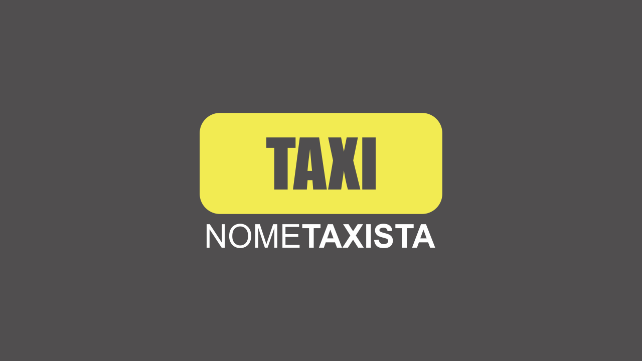 Logo de táxi vetor para você usar nos cartões de visita de taxista. O logo aqui é totalmente editável!