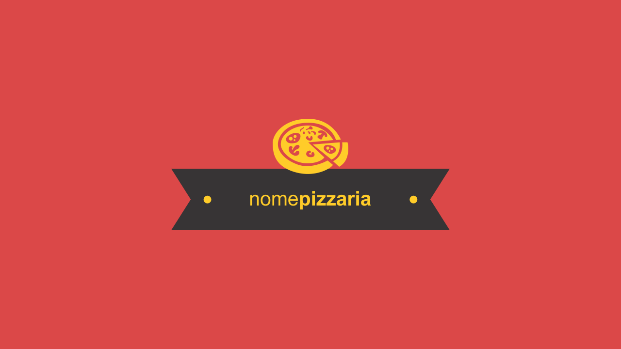 Faça o uso dessa logomarca de pizzaria vetor.