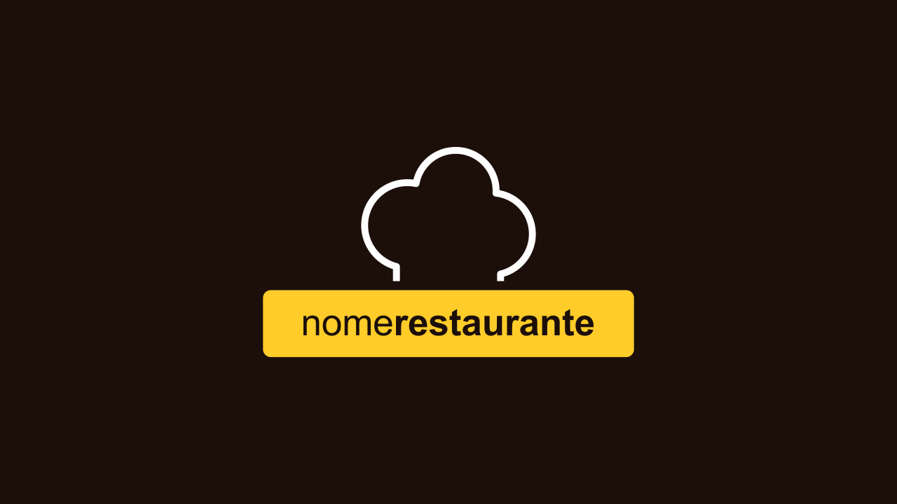Logomarca restaurante é totalmente editável através do Corel Draw, pois ela é vetor!