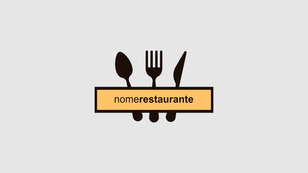 Use esse logotipo de restaurante para divulgar os almoços e jantares do seu restaurante. Esse logotipo de restaurante é vetor!