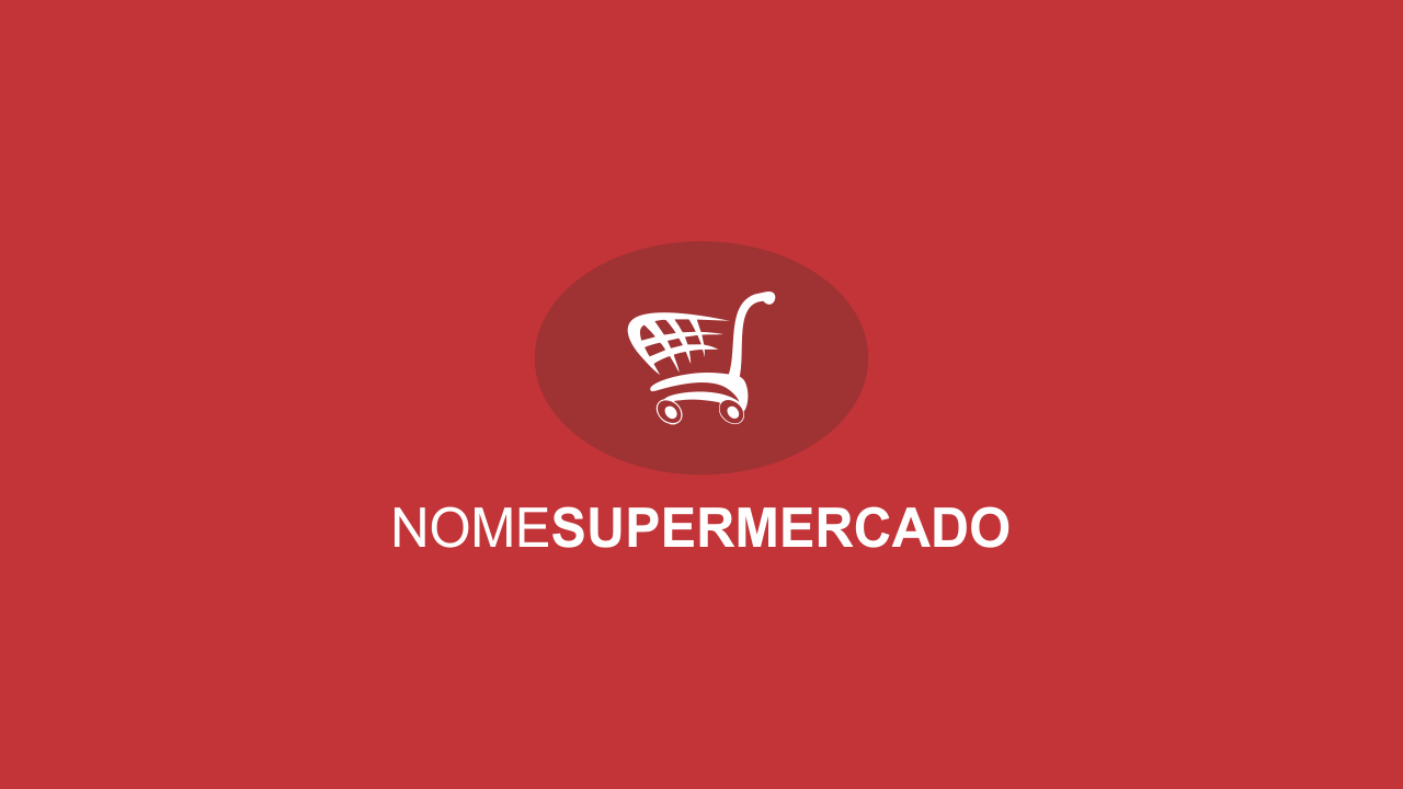 Logotipo de supermercado vetor. Edite-o usando o Corel Draw!