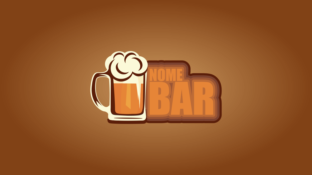Esse logo bar que estamos disponibilizando aqui é totalmente editável. Essa edição pode ser feita usando o programa Corel Draw. O logo bar é importantíssimo para o seu bar se destacar dos demais bares da cidade.